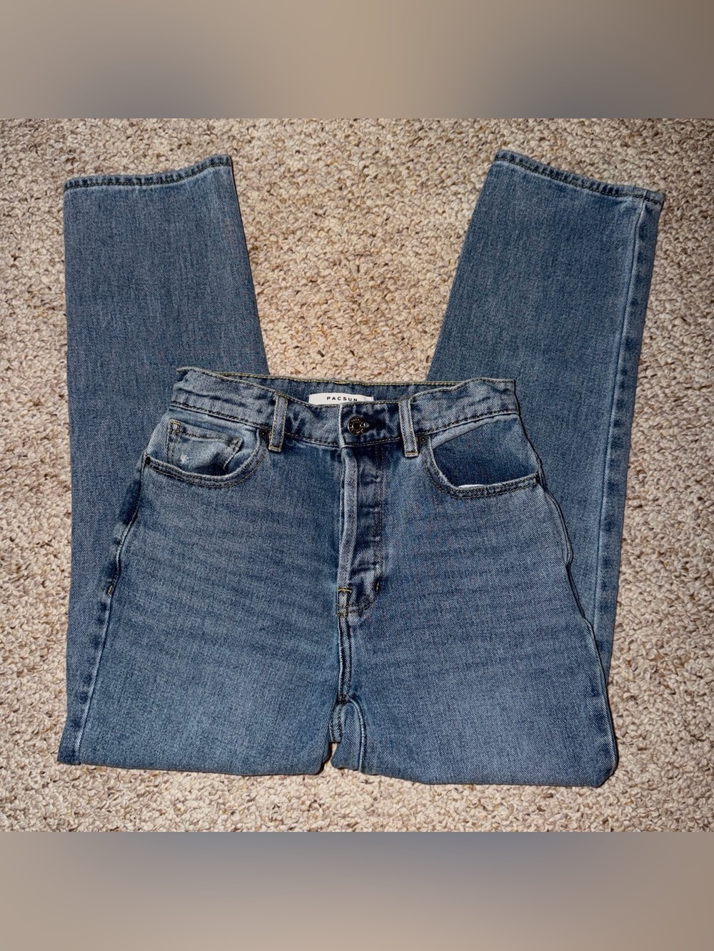 PacSun Classic Blue Denim Straight Leg Jeans 23